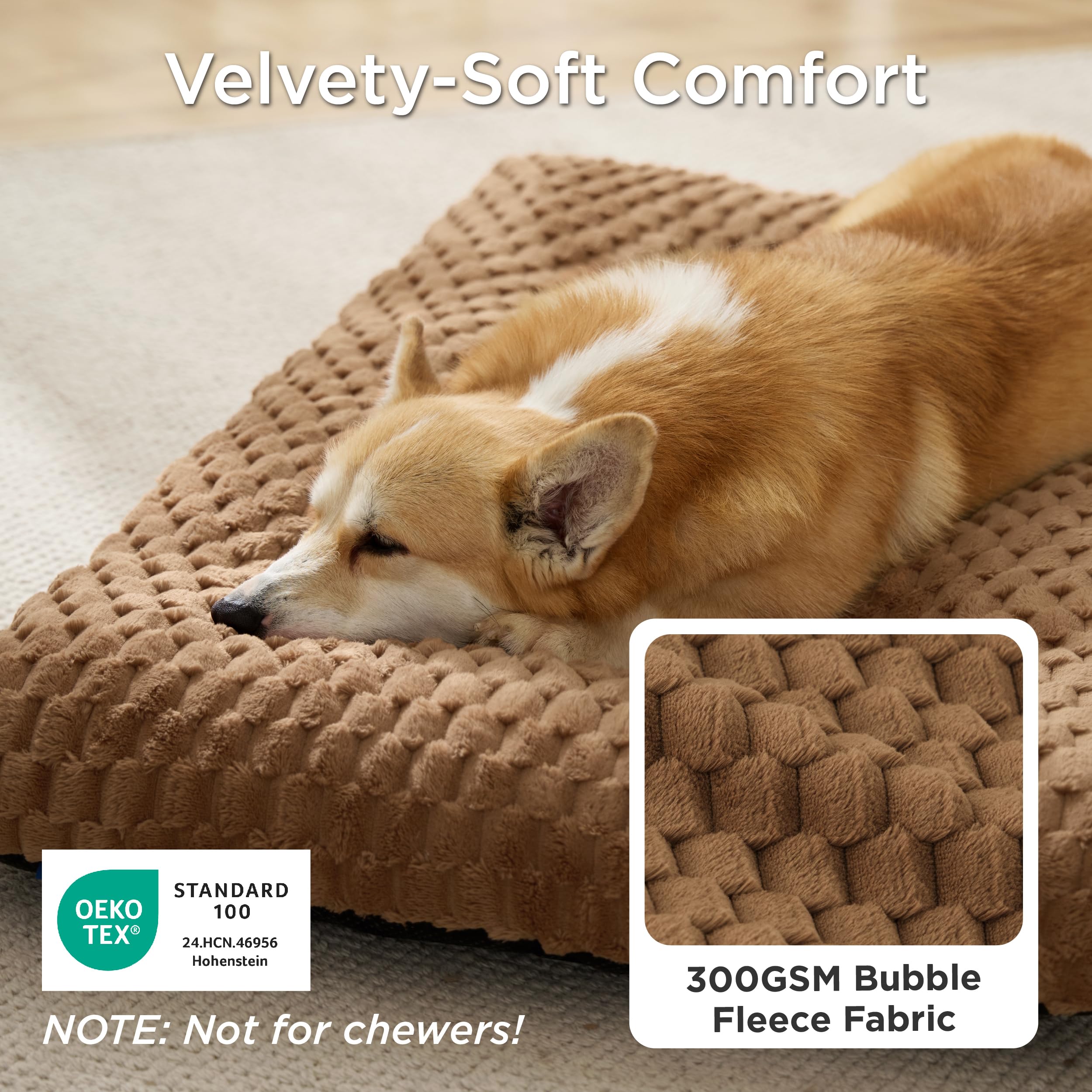 Texture bulle en fleece Bedsure, confort moelleux pour dormir.