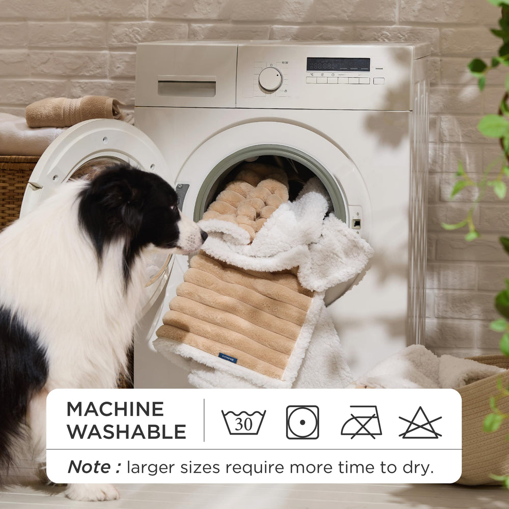 Bedsure ComfyFleece anti-poils et taches pour mobilier durable.