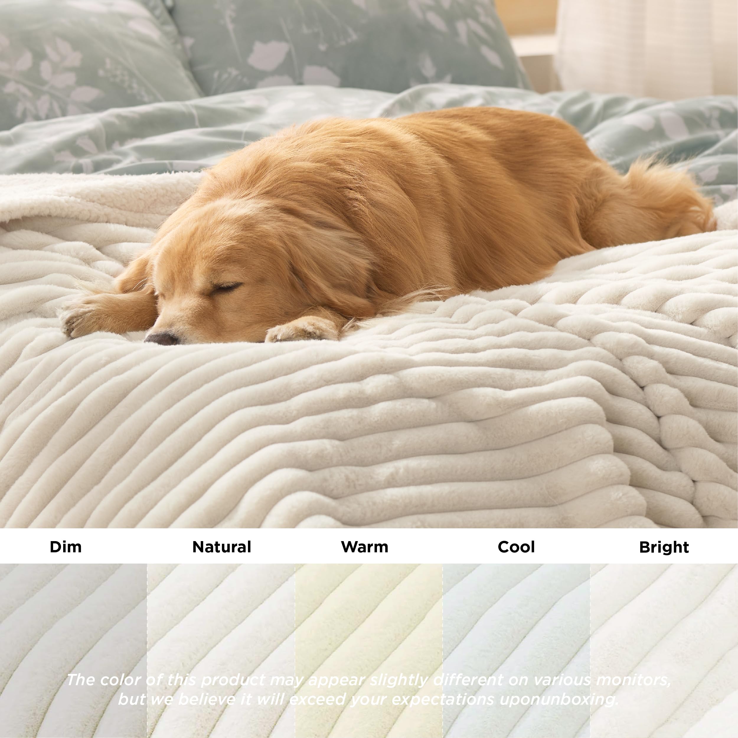 Bedsure ComfyFleece design leger et portable pour maison et voyage