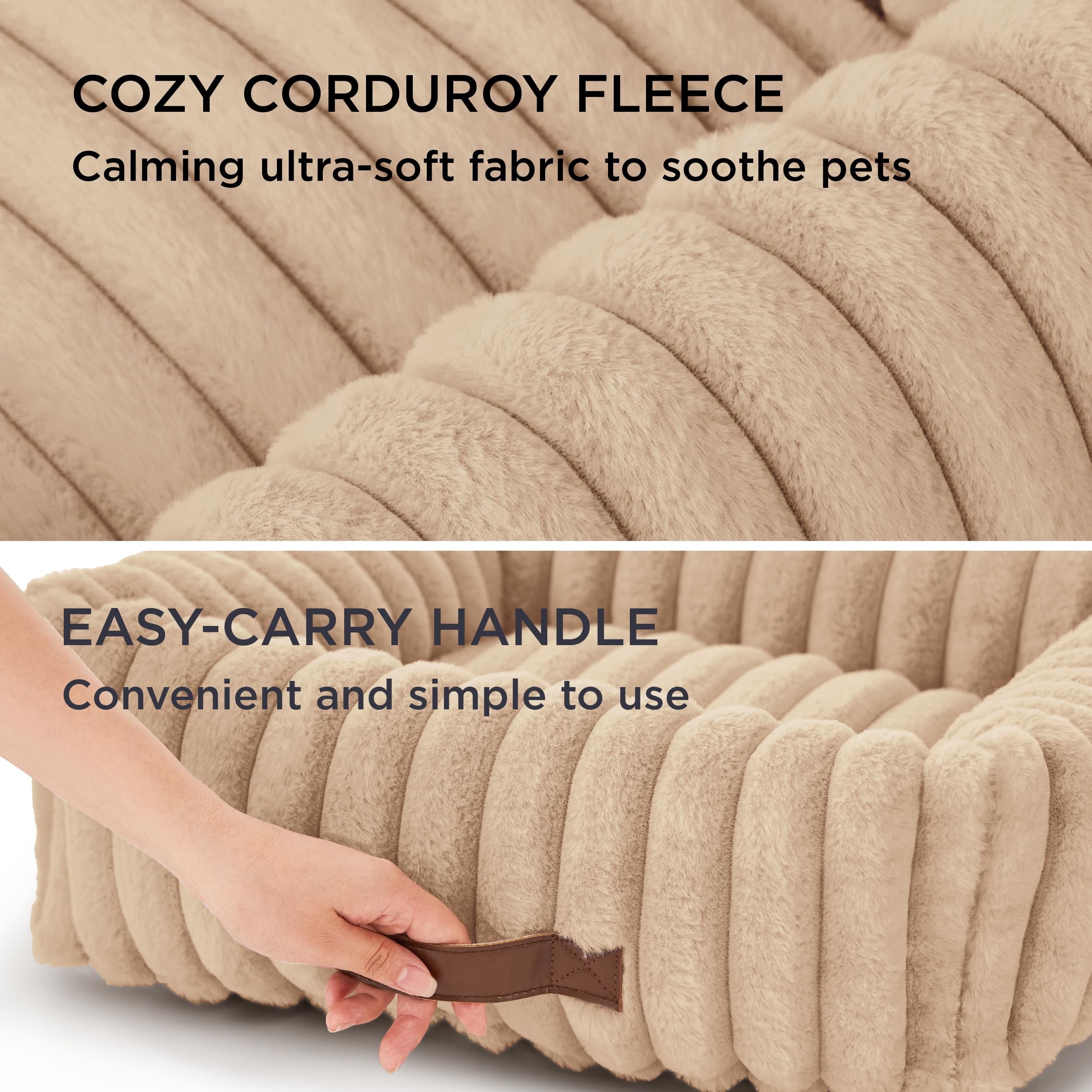 Bedsure ComfyFleece fond antidérapant, sécurité et stabilité pendant le repos.