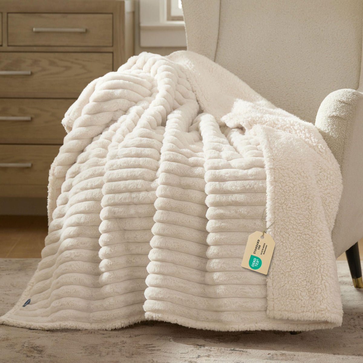 Bedsure ComfyFleece imperméable pour chien, protège canapés et sols