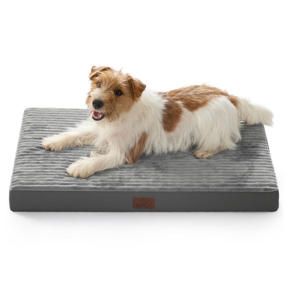 Bedsure ComfyFleece with housse lavable du lit chien moyen, entretien facile