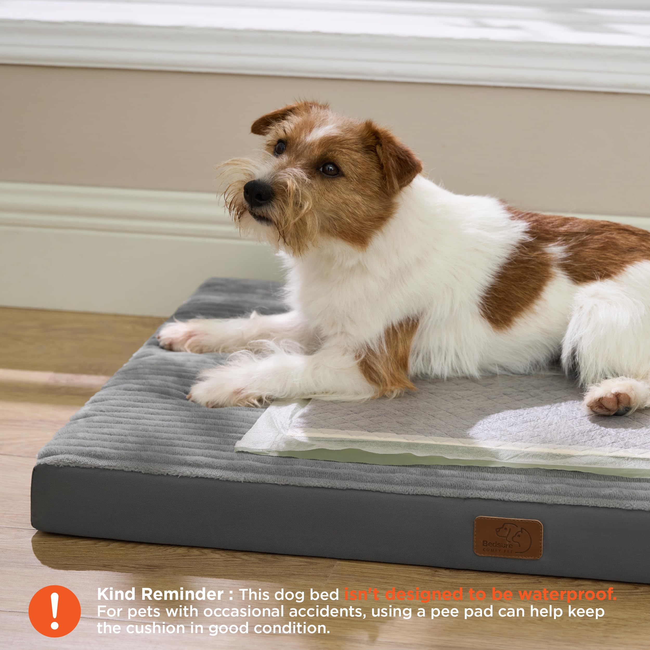 Bedsure ComfyFleece, mousse haute densité pour soutien des articulations et confort durable