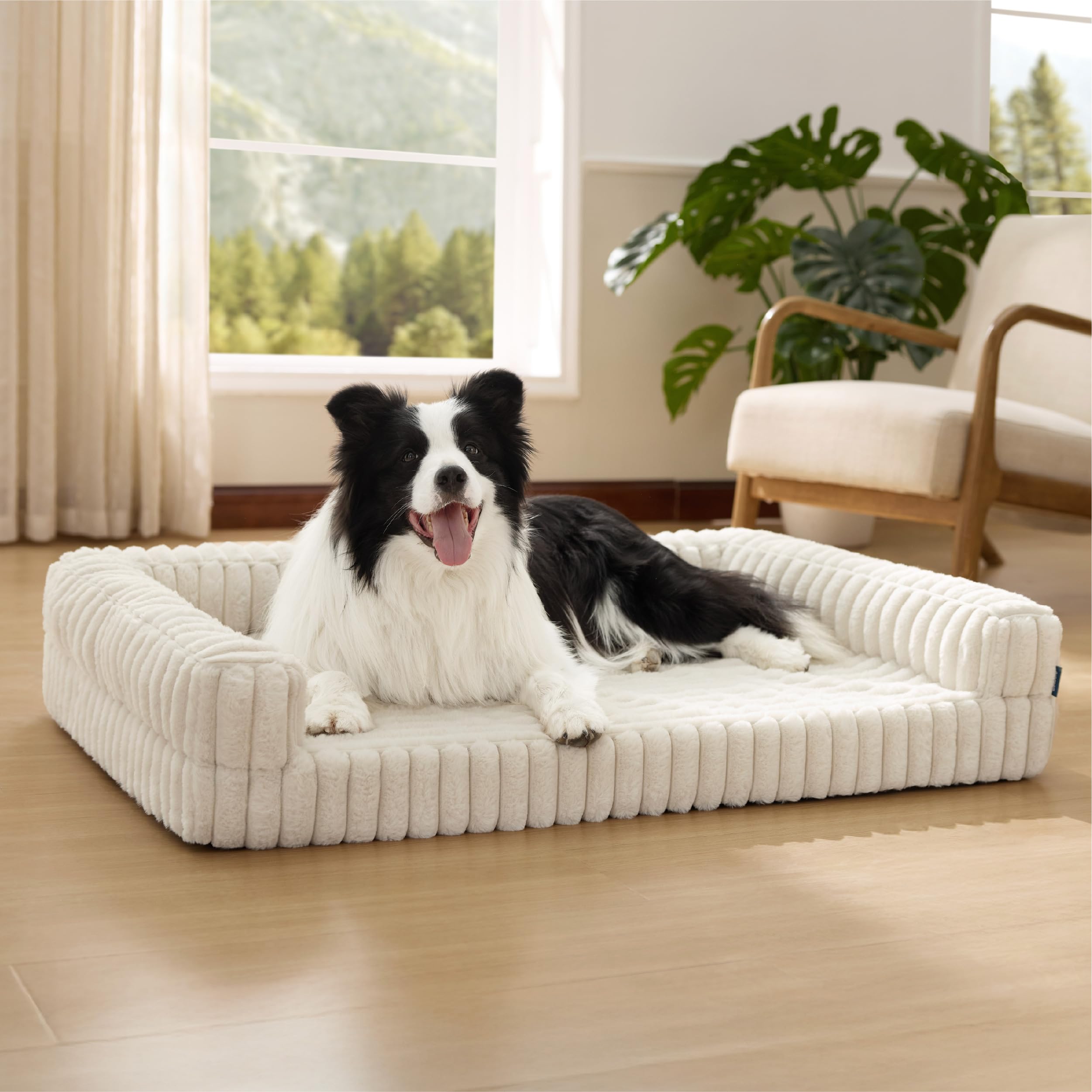Bedsure ComfyFleece orthopédique grande taille: soutien articulaire durable.
