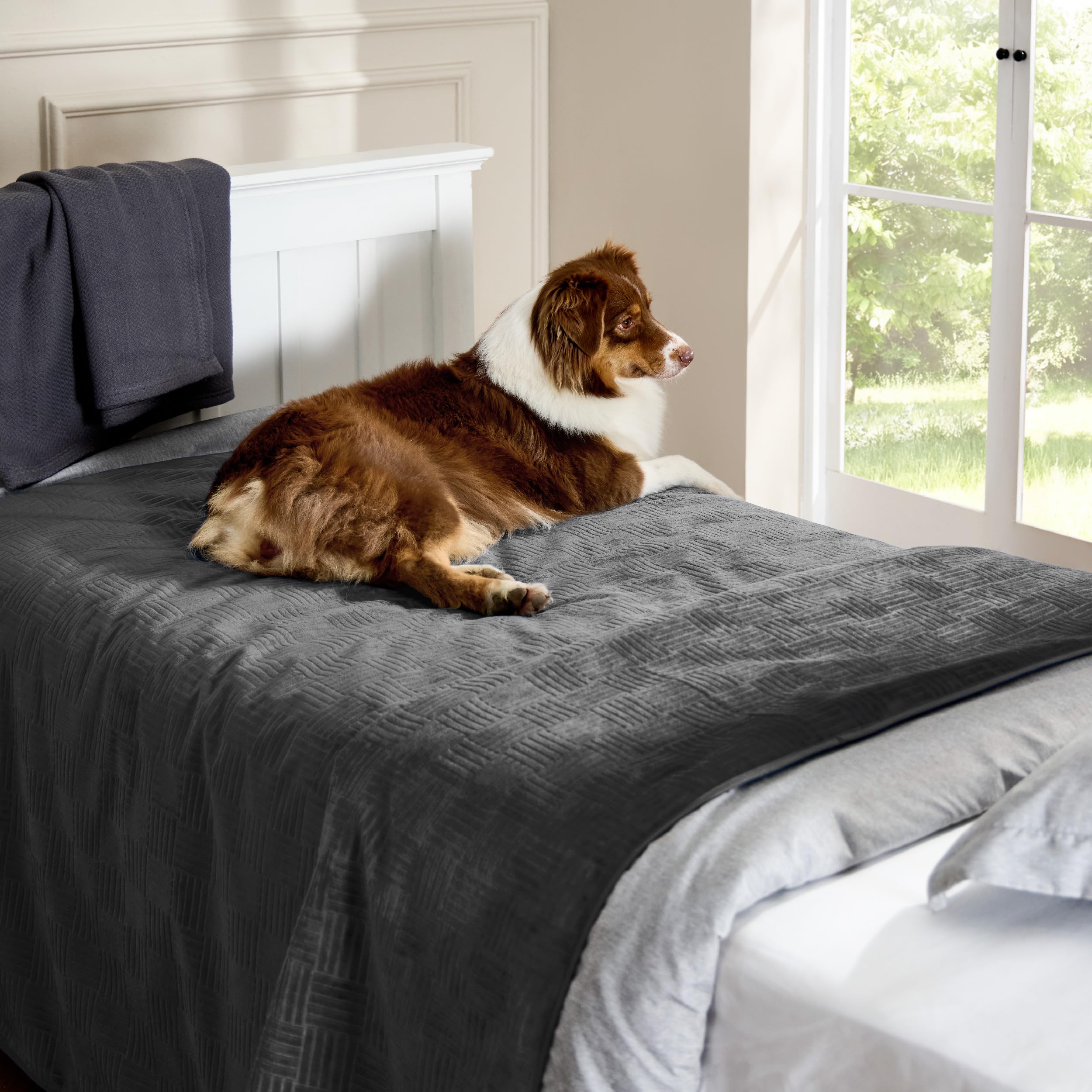 Bedsure couleur charbon élégante s'harmonise avec votre déco.