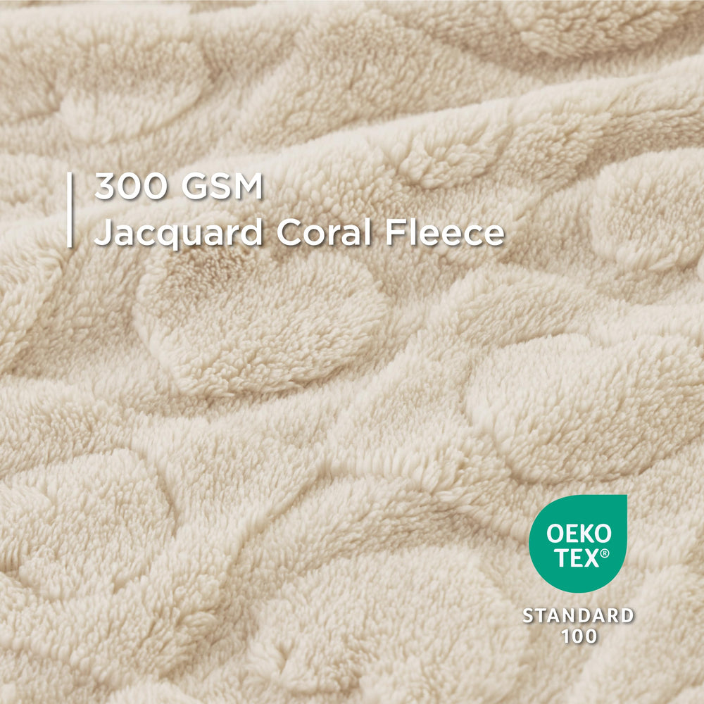 Bedsure couverture chaton blanche 300GSM douceur premium pour le repos.