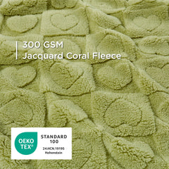 Bedsure couverture chaton verte, peluche douce idéale pour les moments de repos.