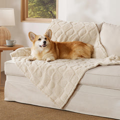 Bedsure couverture-chien-grand-doux-300gsm: confort pour les siestes quotidiennes.