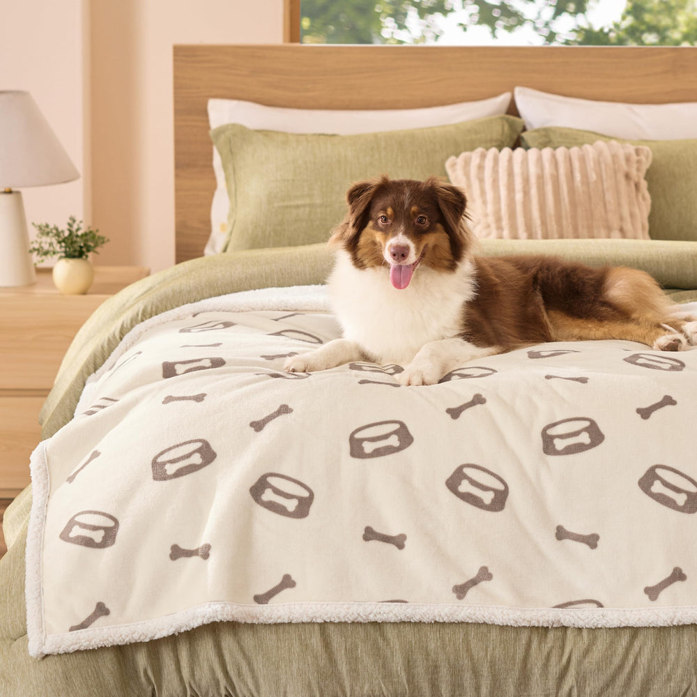 Bedsure grande taille 50x60 adaptée aux chiens de grande race.