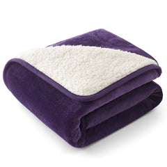 Bedsure couverture imperméable pour petits chiens protège canapé et sol, aubergine.