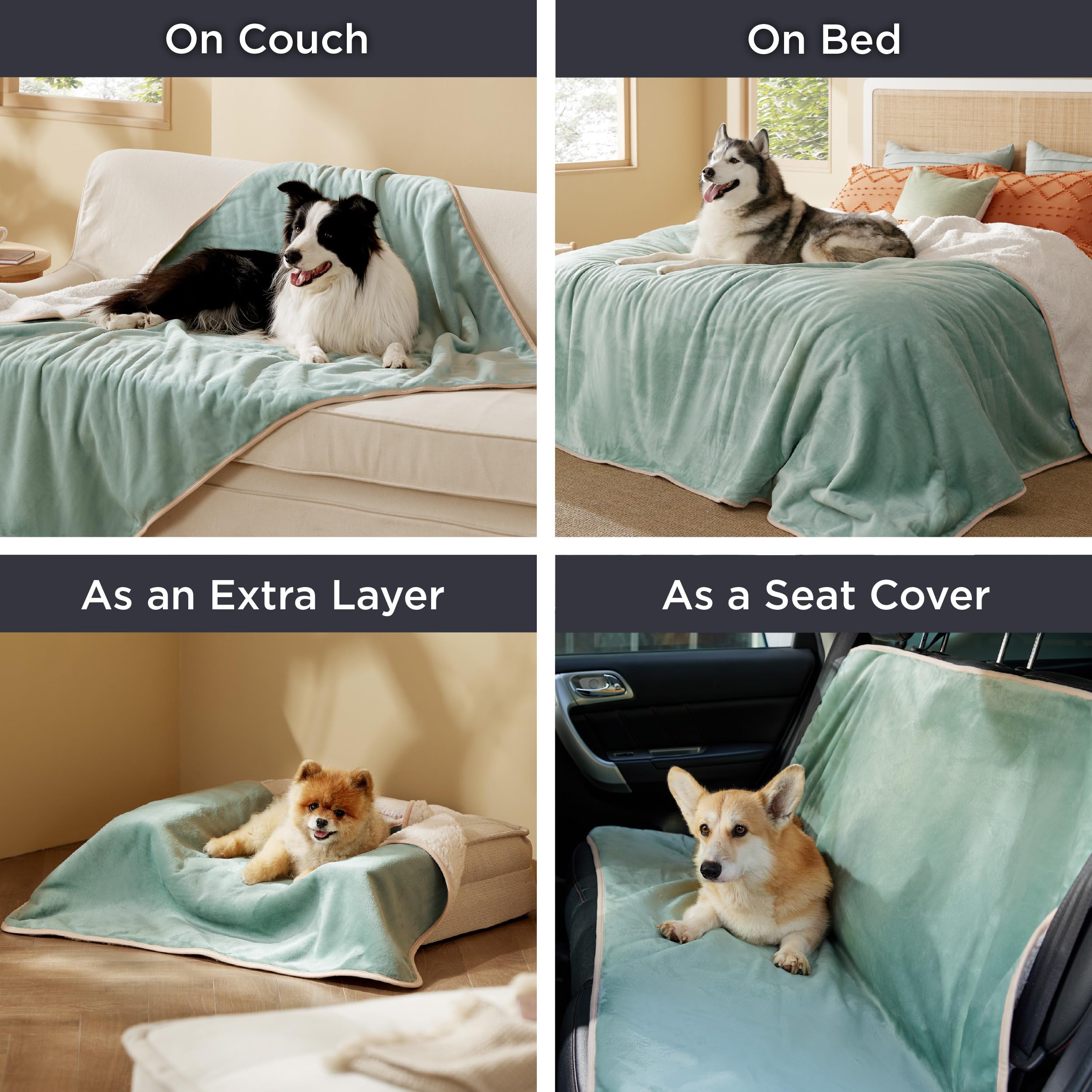 Bedsure: couverture de protection canapé, préserve meubles et tapis.