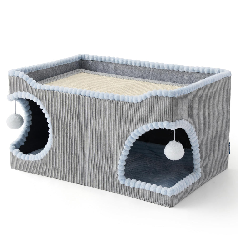 Bedsure design meuble chat gris, solution complète pour le quotidien.