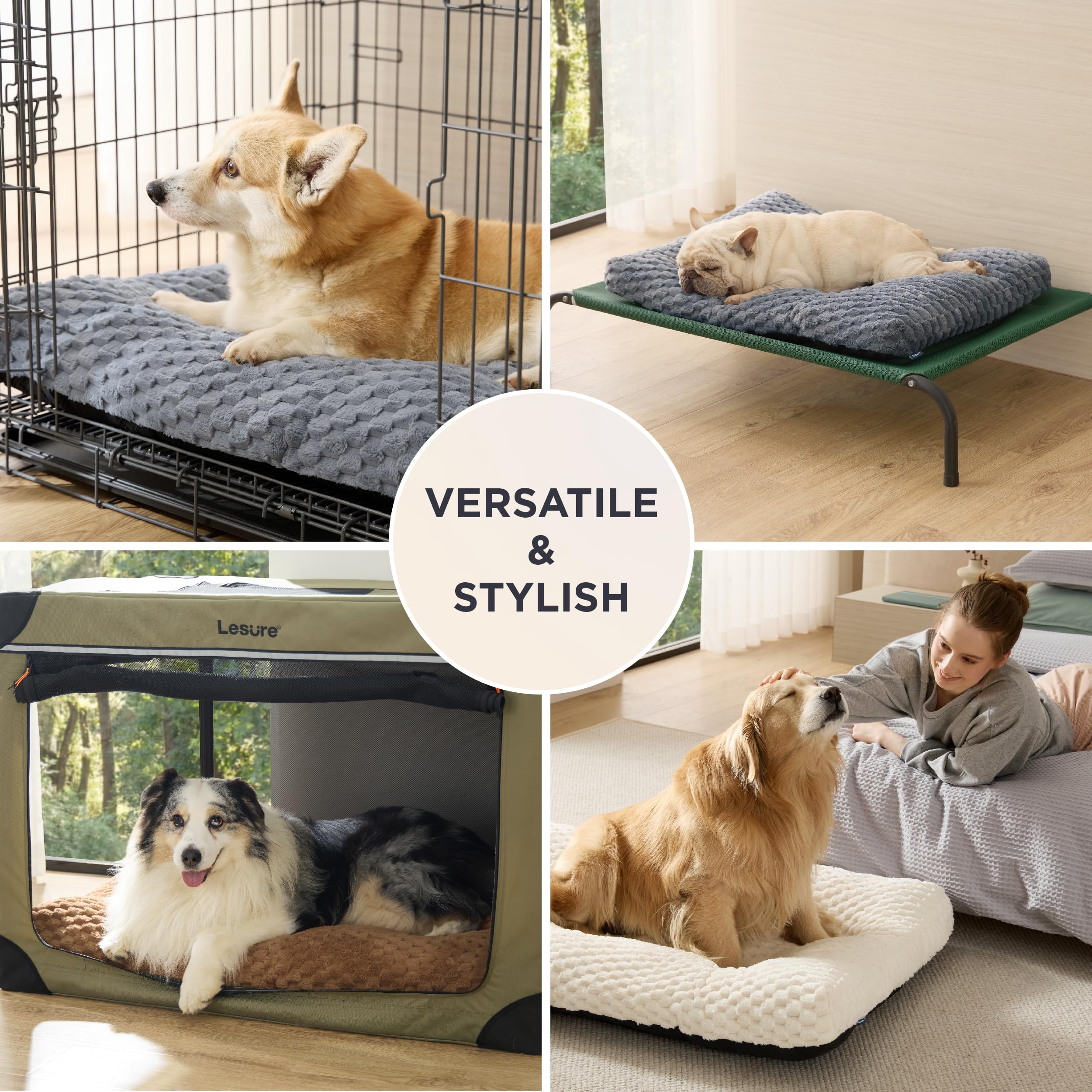 Fond antidérapant Bedsure pour sol sûr et stable.