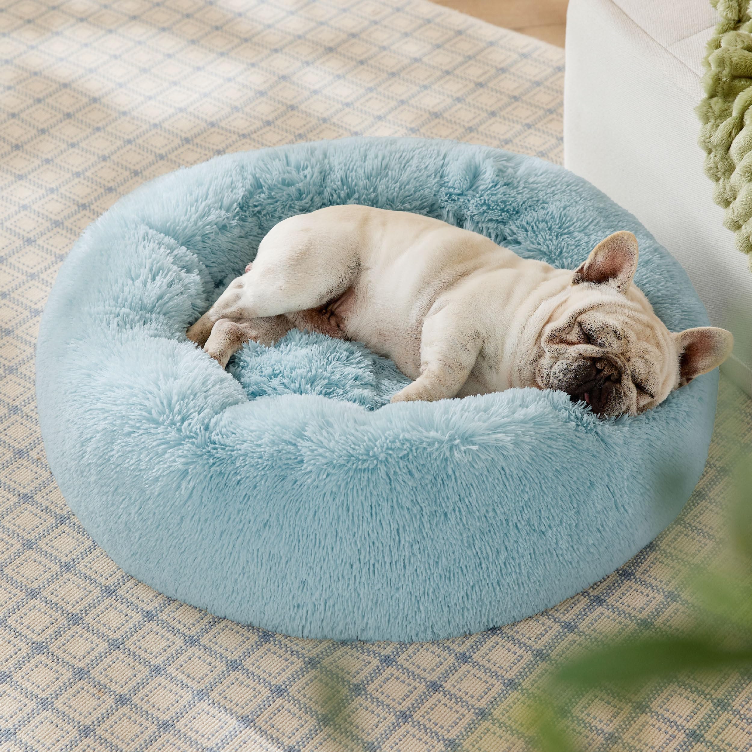 Bedsure lit donut, housse amovible et lavable en machine