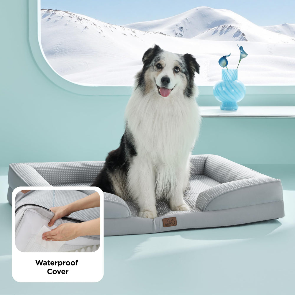 Bedsure housse imperméable: protège contre les taches et facilite le lavage.