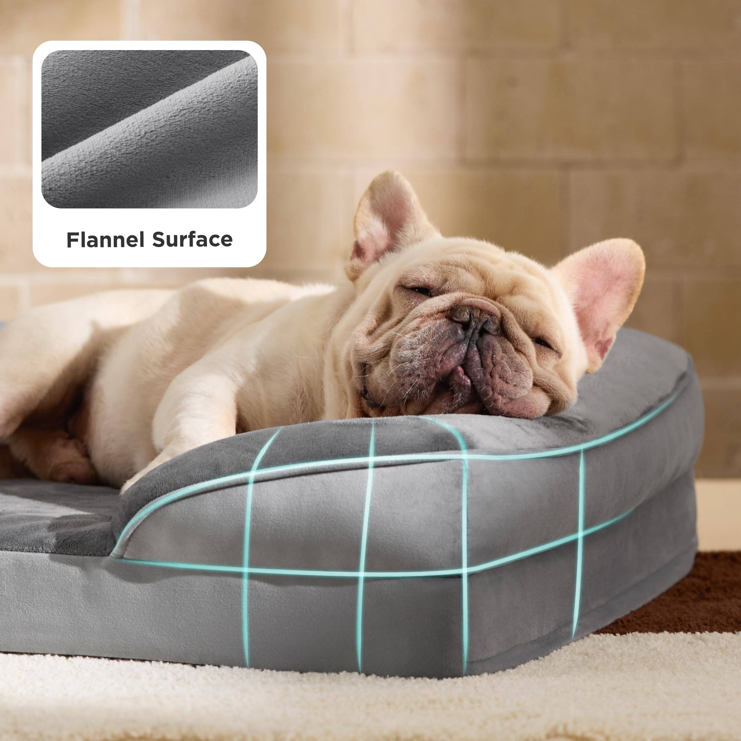 Bedsure couche laminée étanche protège contre les dégâts et les liquides.