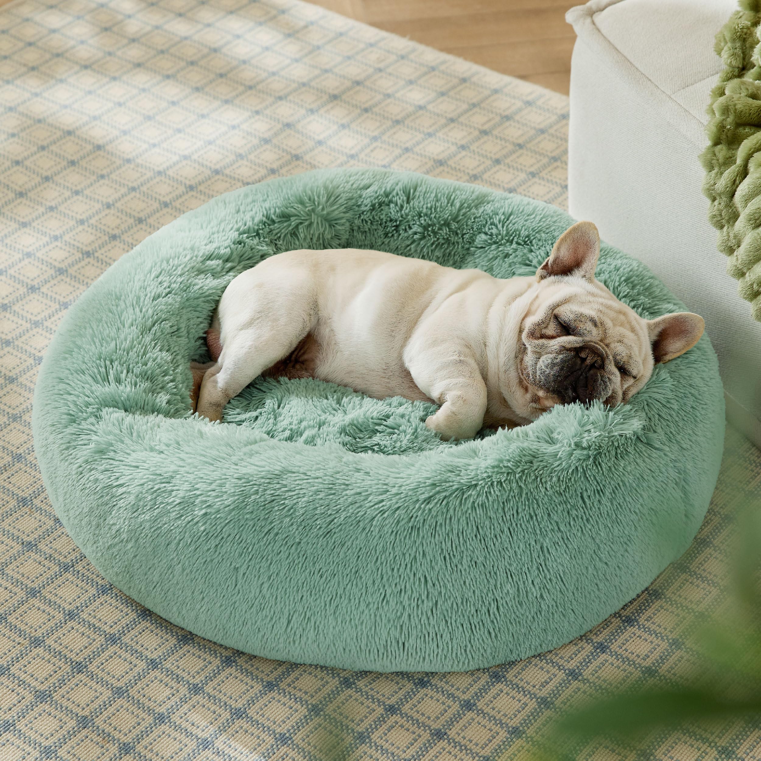 Bedsure housse lavable 30 pouces, nettoyage facile et entretien rapide.
