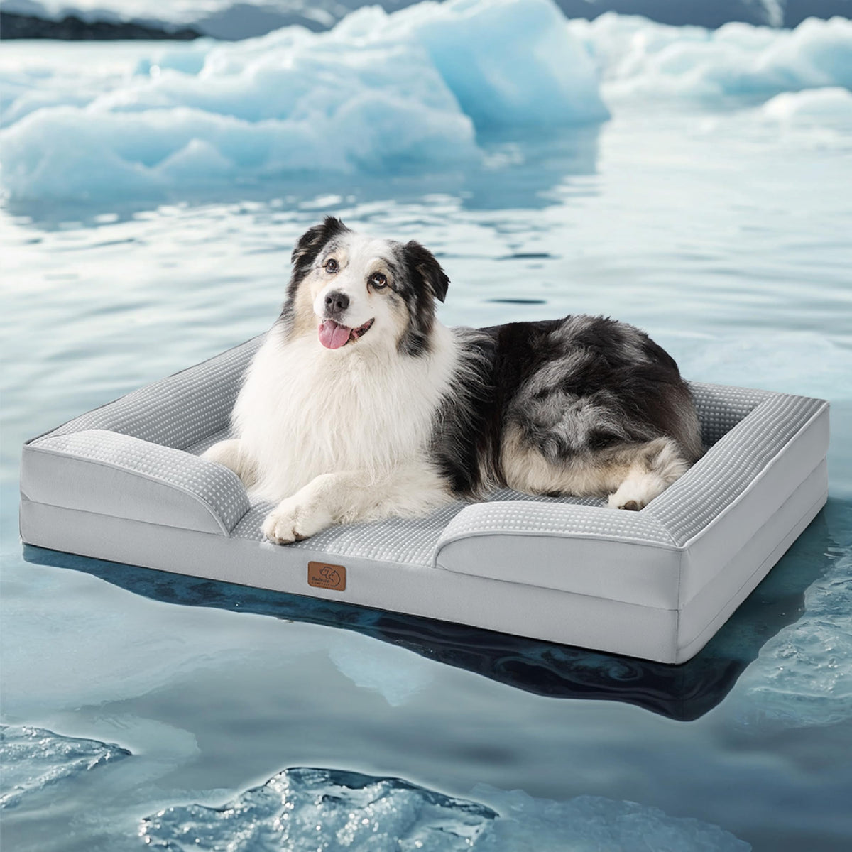Bedsure L Plus: lit chien grand refroidissant pour rester au frais.