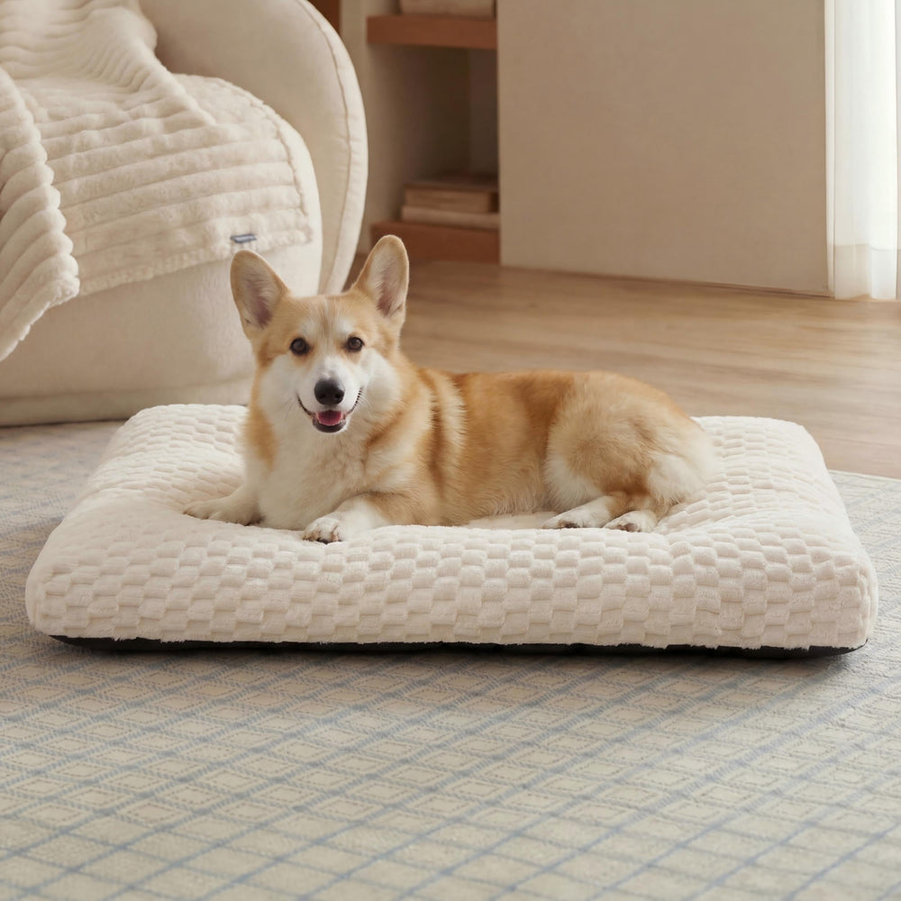 Lit Bedsure en peluche bulles douce, idéal pour cages.
