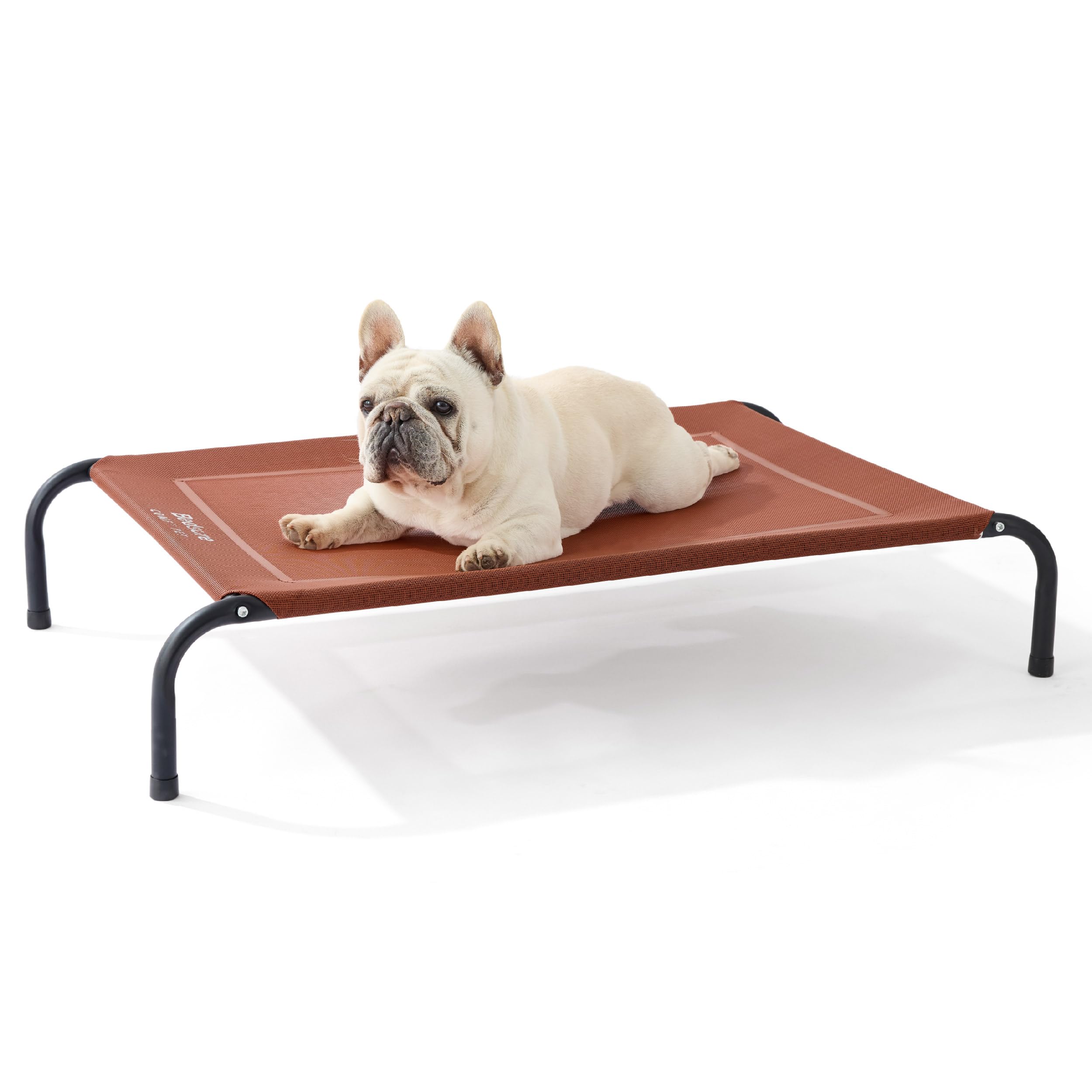 Bedsure lit-chien extérieur élevé avec maille respirante pour le confort estival.