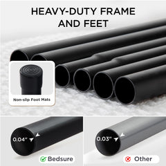 Bedsure lit-chien extérieur, pieds anti-glisse pour une stabilité accrue.