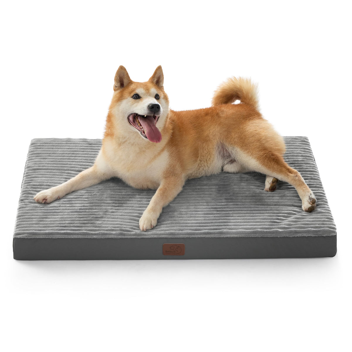 Bedsure lit chien grand ComfyFleece pour un sommeil confortable
