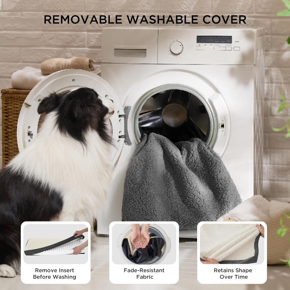 Bedsure housse lavable en machine, entretien facile