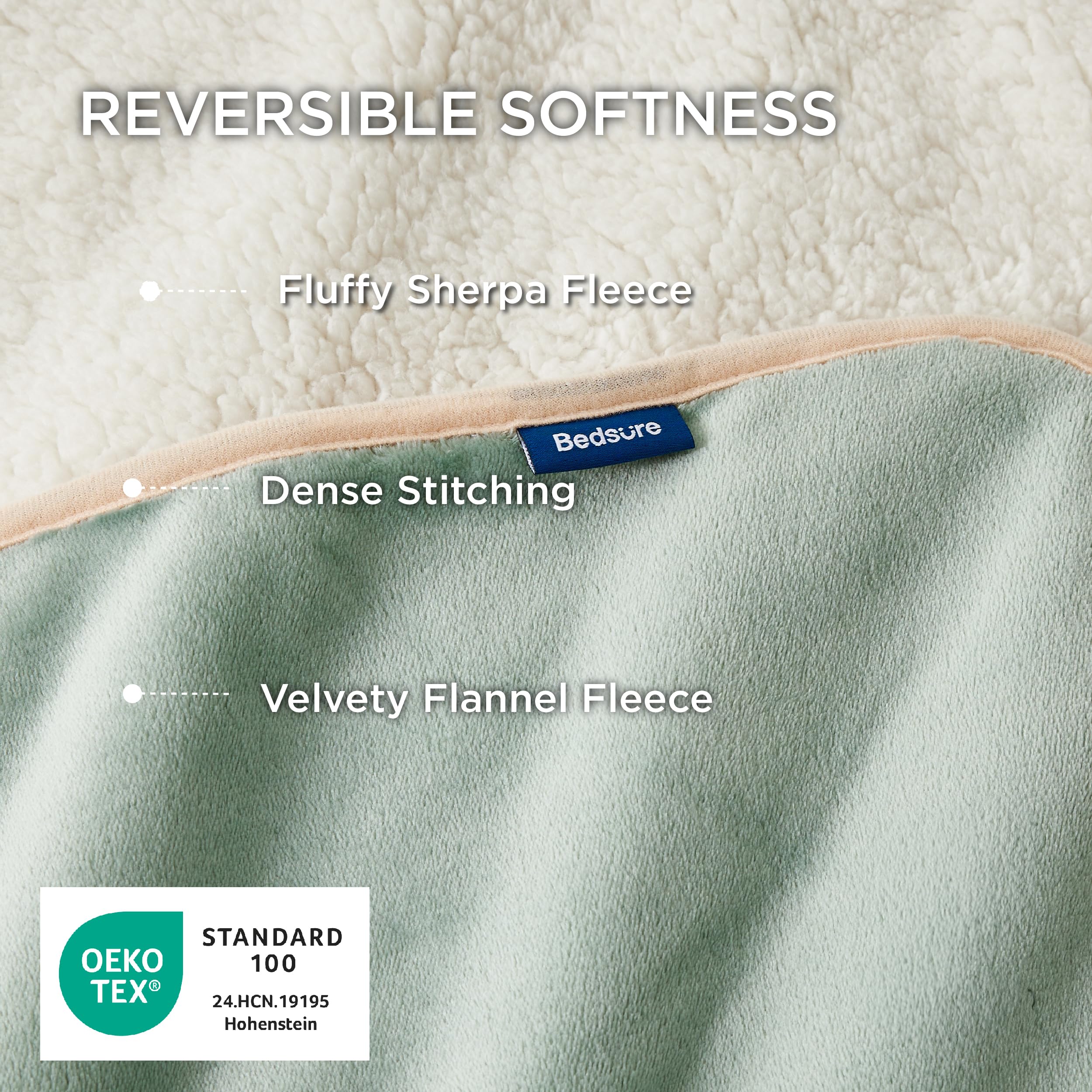 Bedsure membrane imperméable centrale évite fuites et taches.