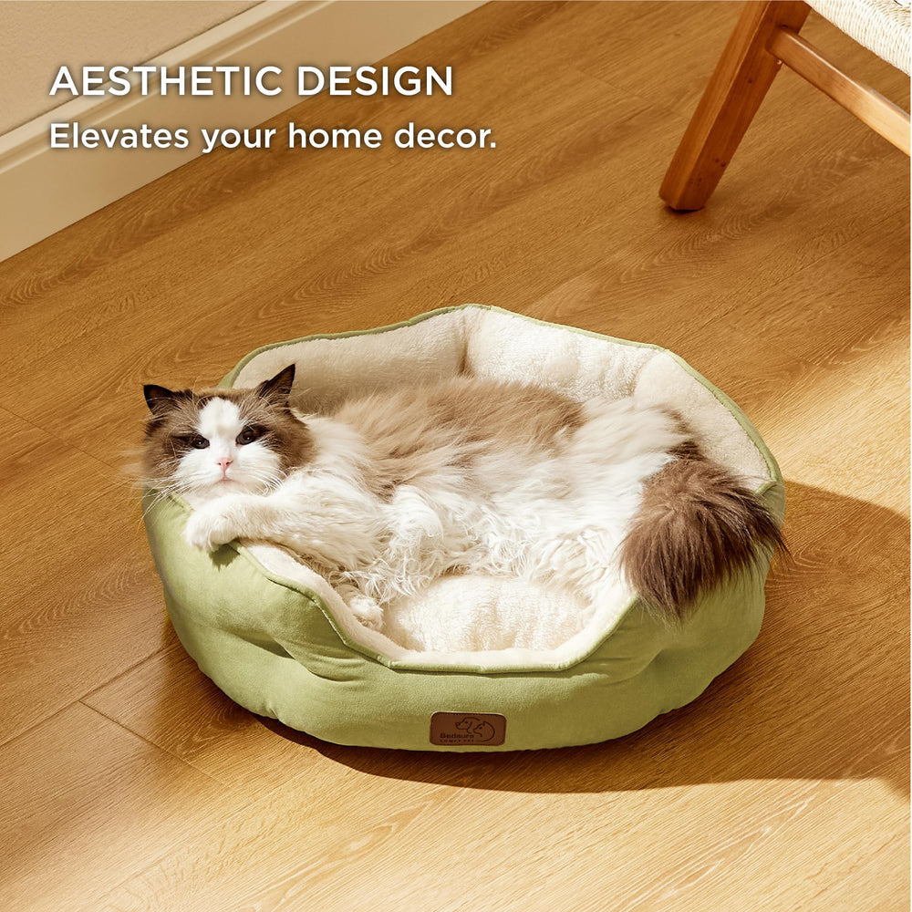 Bedsure 20 pouces nid vert, taille adaptée pour petits chiens ou chats.