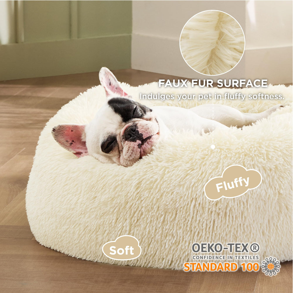 Bedsure nid donut base anti-dérapante: stabilité lors des mouvements.