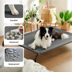 Bedsure pieds-antiderapants-lit-chien: pieds antidérapants pour stabilité sur toutes les surfaces.