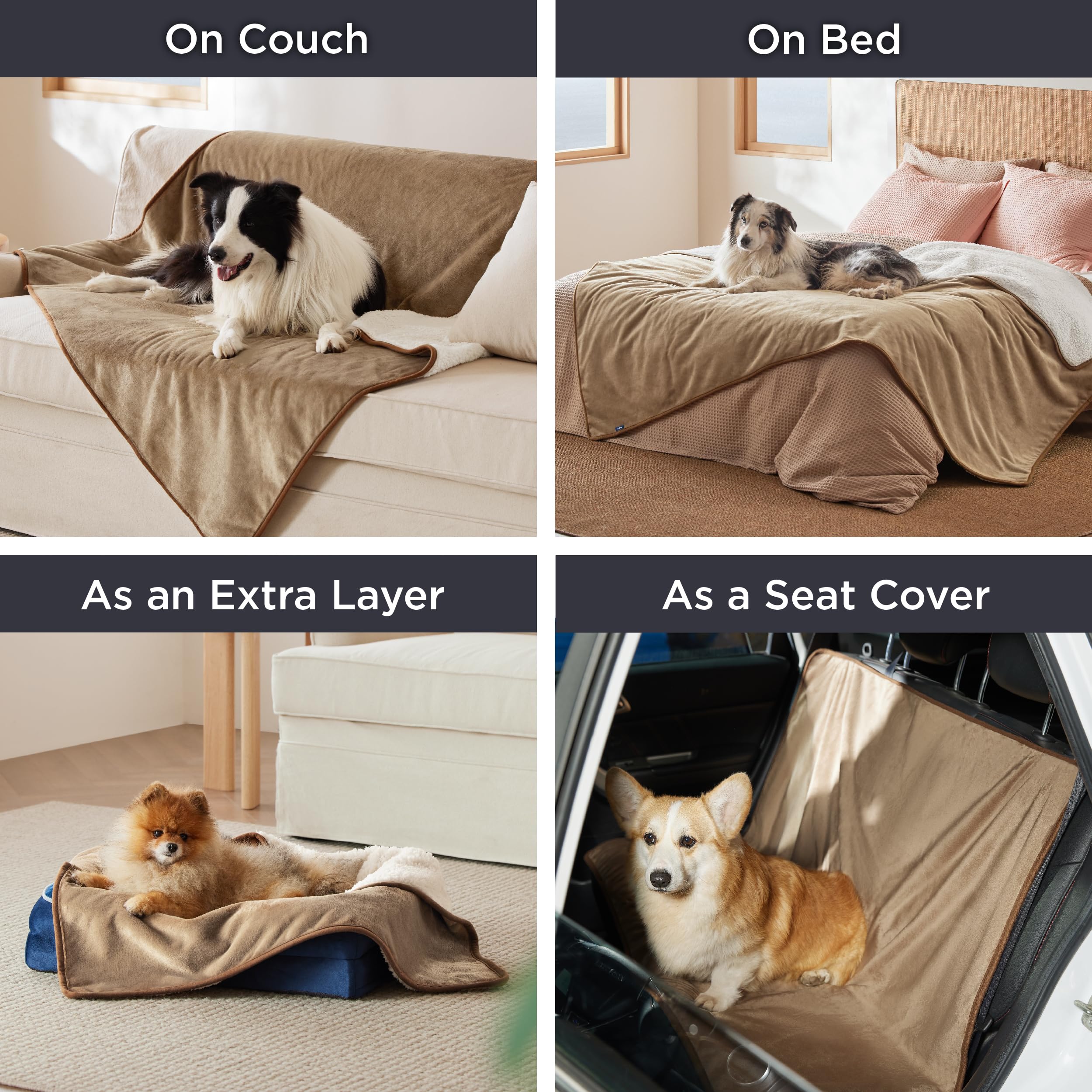 Bedsure protection canapé et tapis contre les déversements et tâches