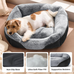 Bedsure rembourrage fibre haute densité soutient durablement.