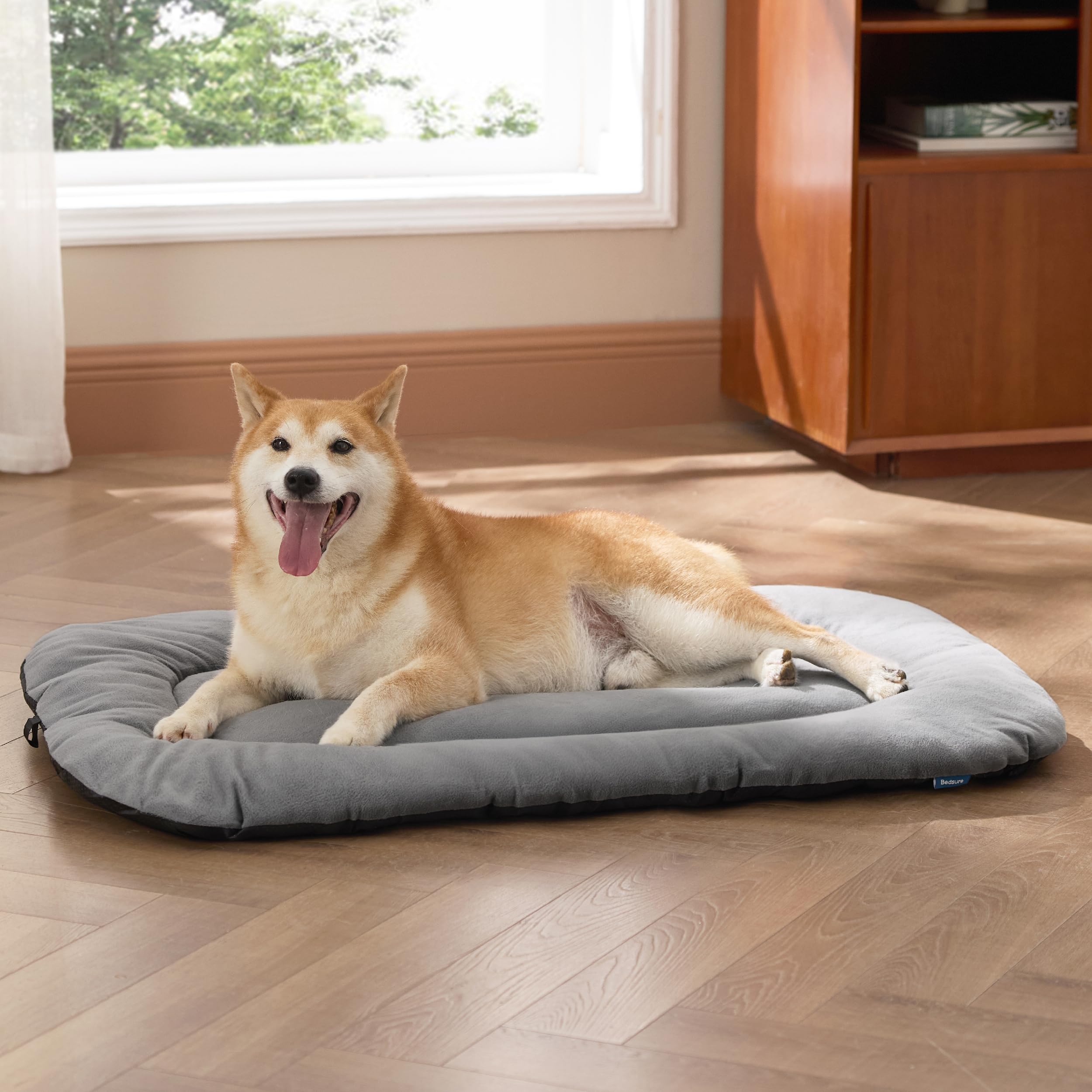 Bedsure sécurité anti-dérapante, idéal pour les chiens à la maison.