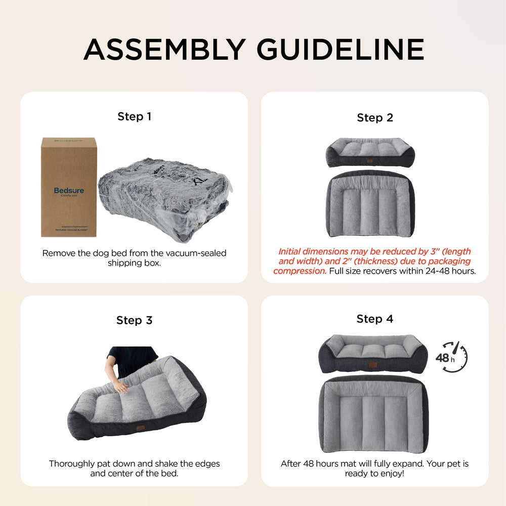 Bedsure SupportMax XL, fermeture-zippée-accessible: retrait et lavage sans effort.
