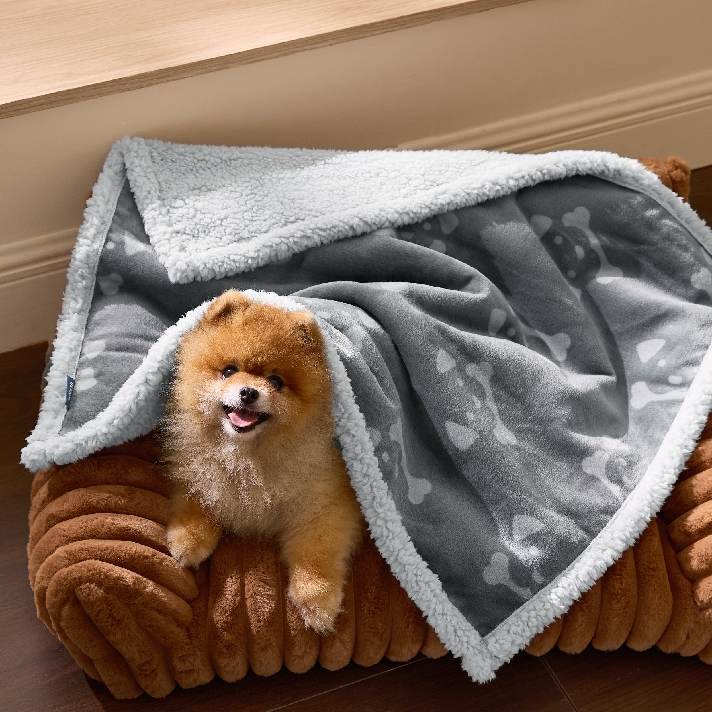 Bedsure: taille idéale 25x35 pour petits chiens et chats