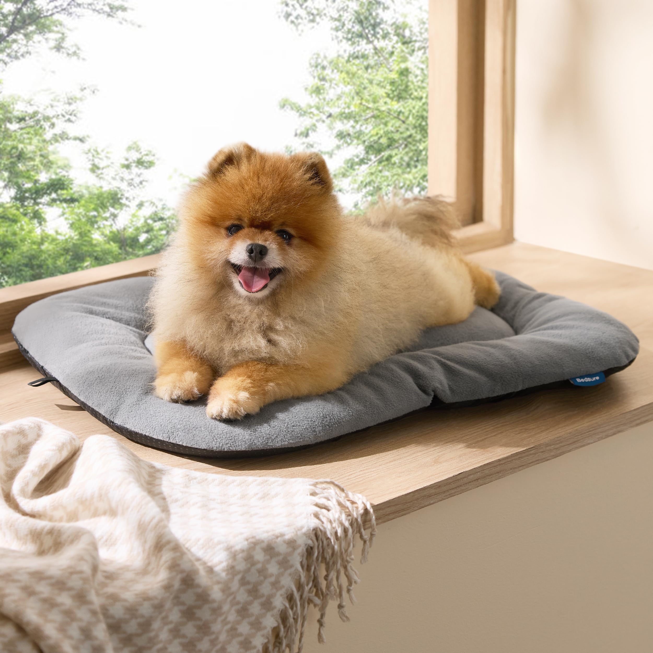 Bedsure-tapis-mince-et-compact-pour-crate convient aux cages étroites sans encombrement.