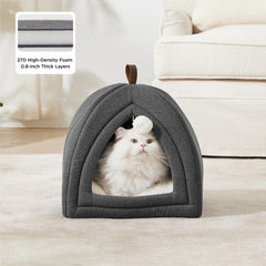 Bedsure tente chat dome lin faux pour espace douillet et chic.