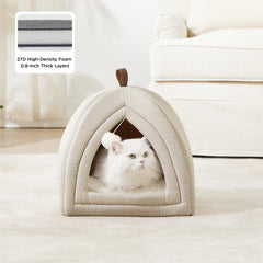 Bedsure tente chat douce: surface texturée et cosy pour le repos.