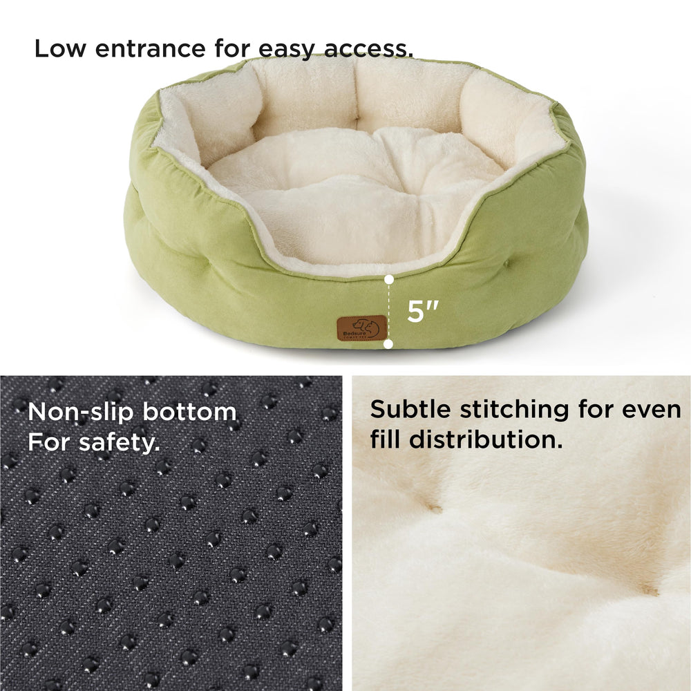 Bedsure tissu lavable nid vert, entretien facile et hygiène.