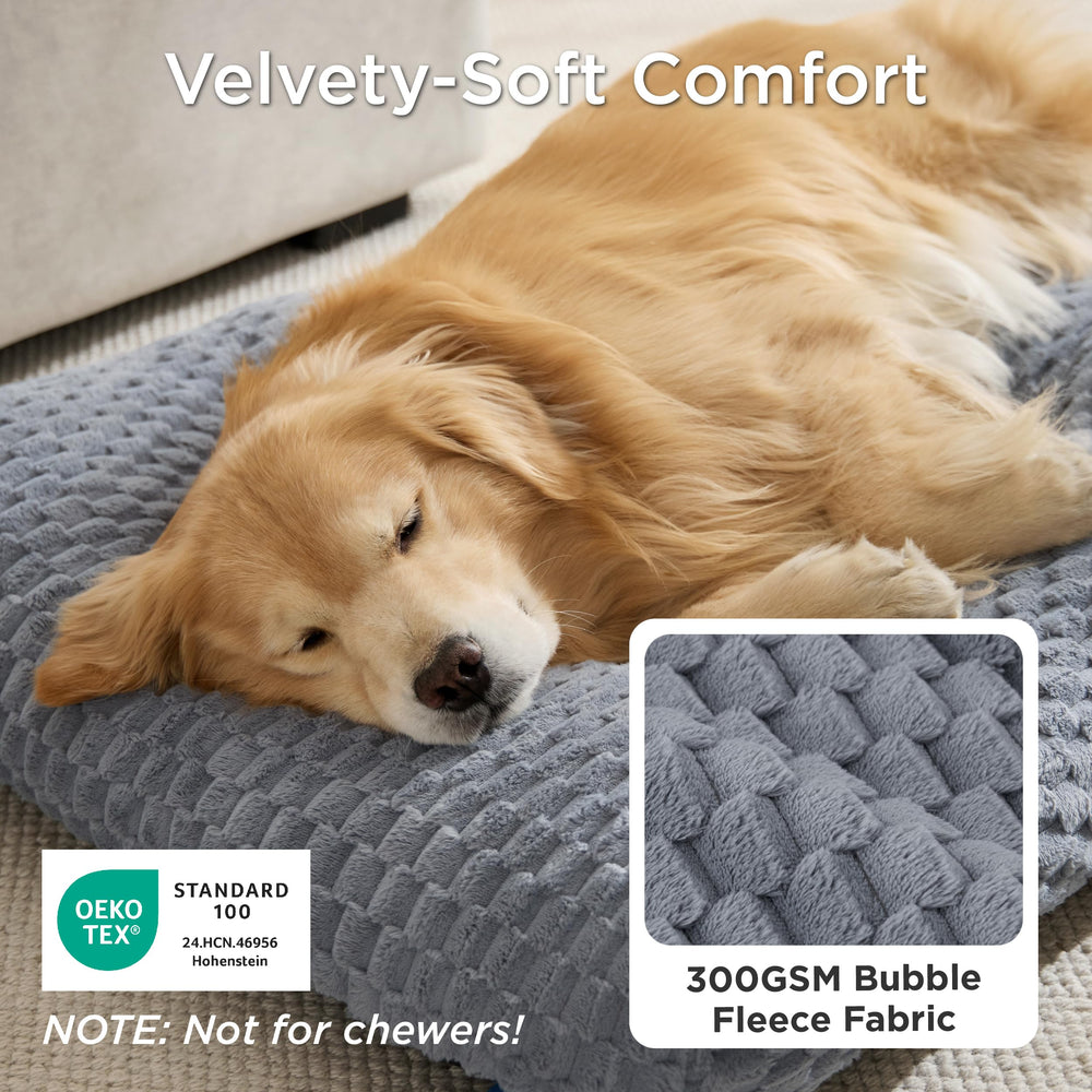 Bedsure XL lit-chien caisse rembourrage-polypropylène-nuage pour un soutien moelleux.