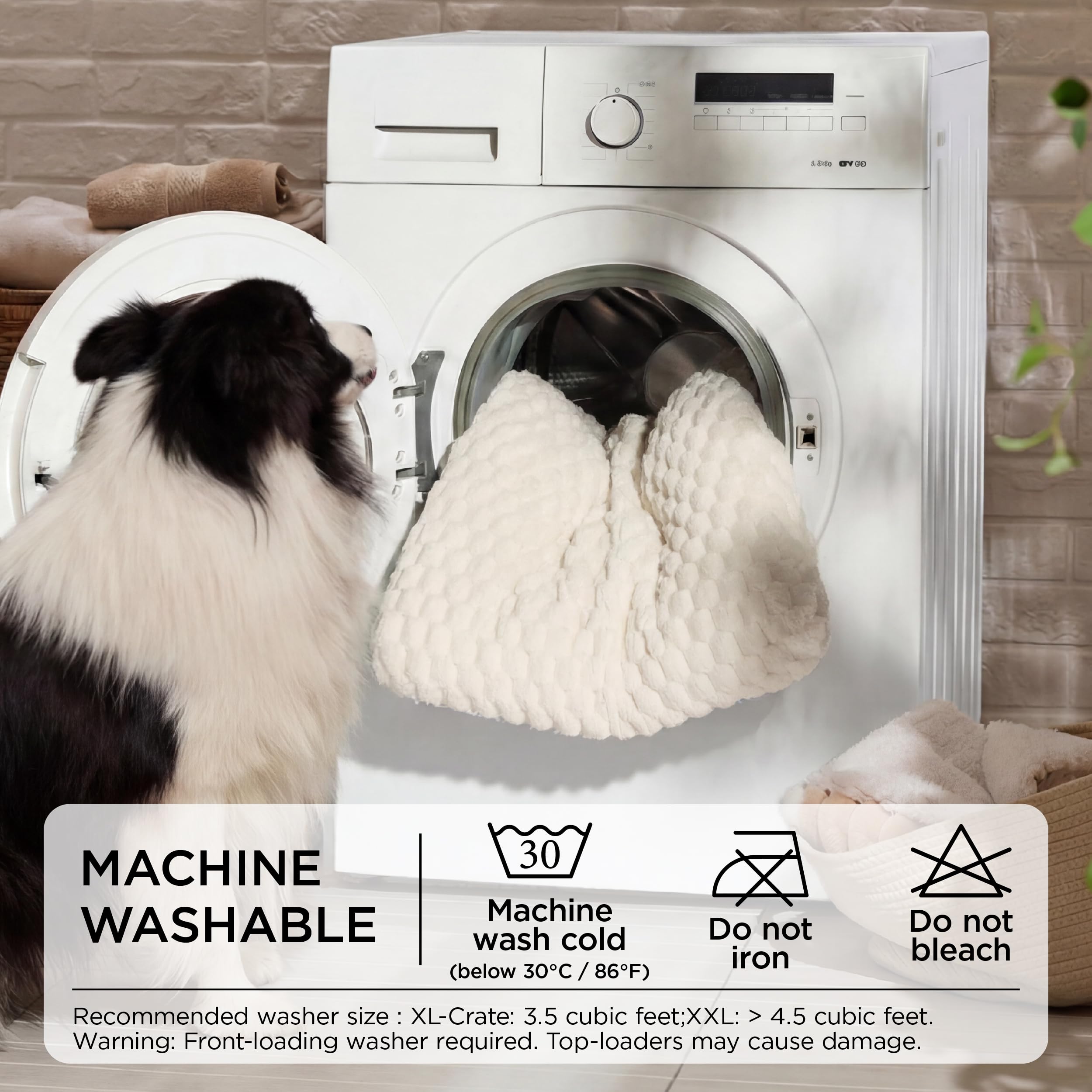 Bedsure XL grande taille, adapté pour chiens imposants et confort.