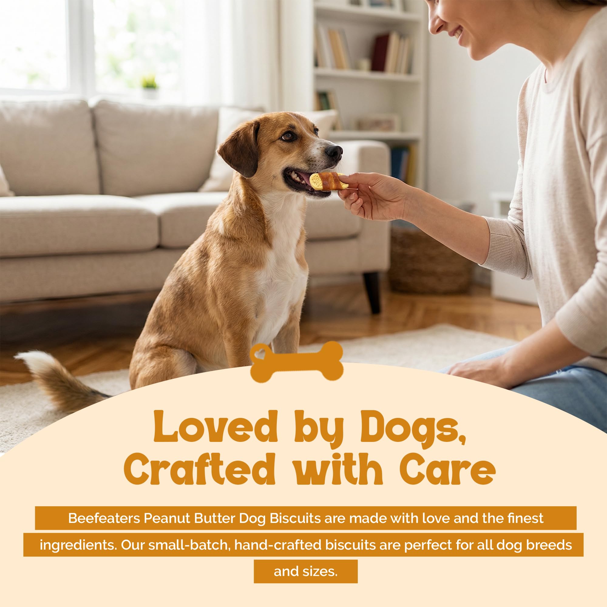 Beefeaters biscuit dentaire pour chien, favorisant la mastication et le renforcement des mâchoires.