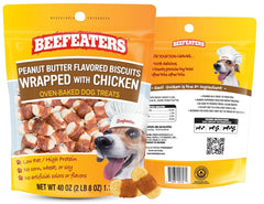 Beefeaters biscuits poulet cacahuetes: récompense protéinée pour l'entraînement.