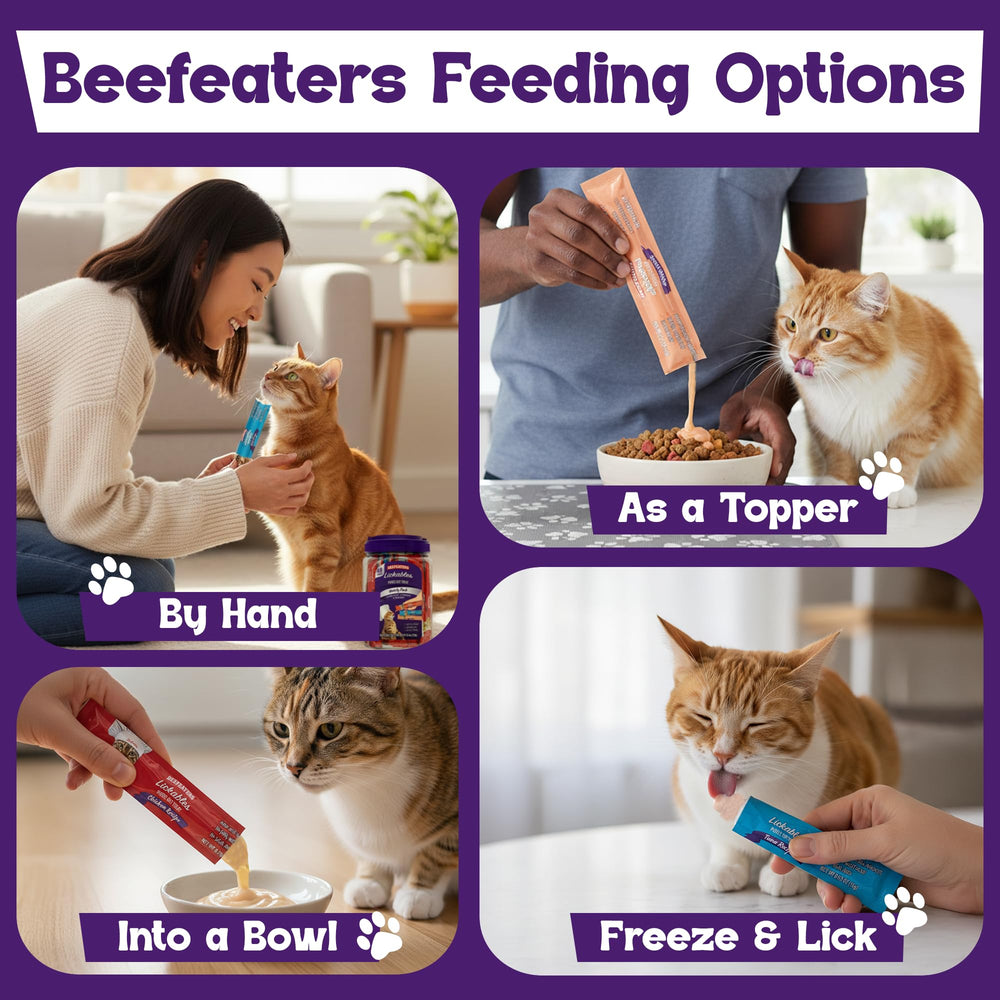 Beefeaters Purée Chat sans céréales – recette légère et adaptée.