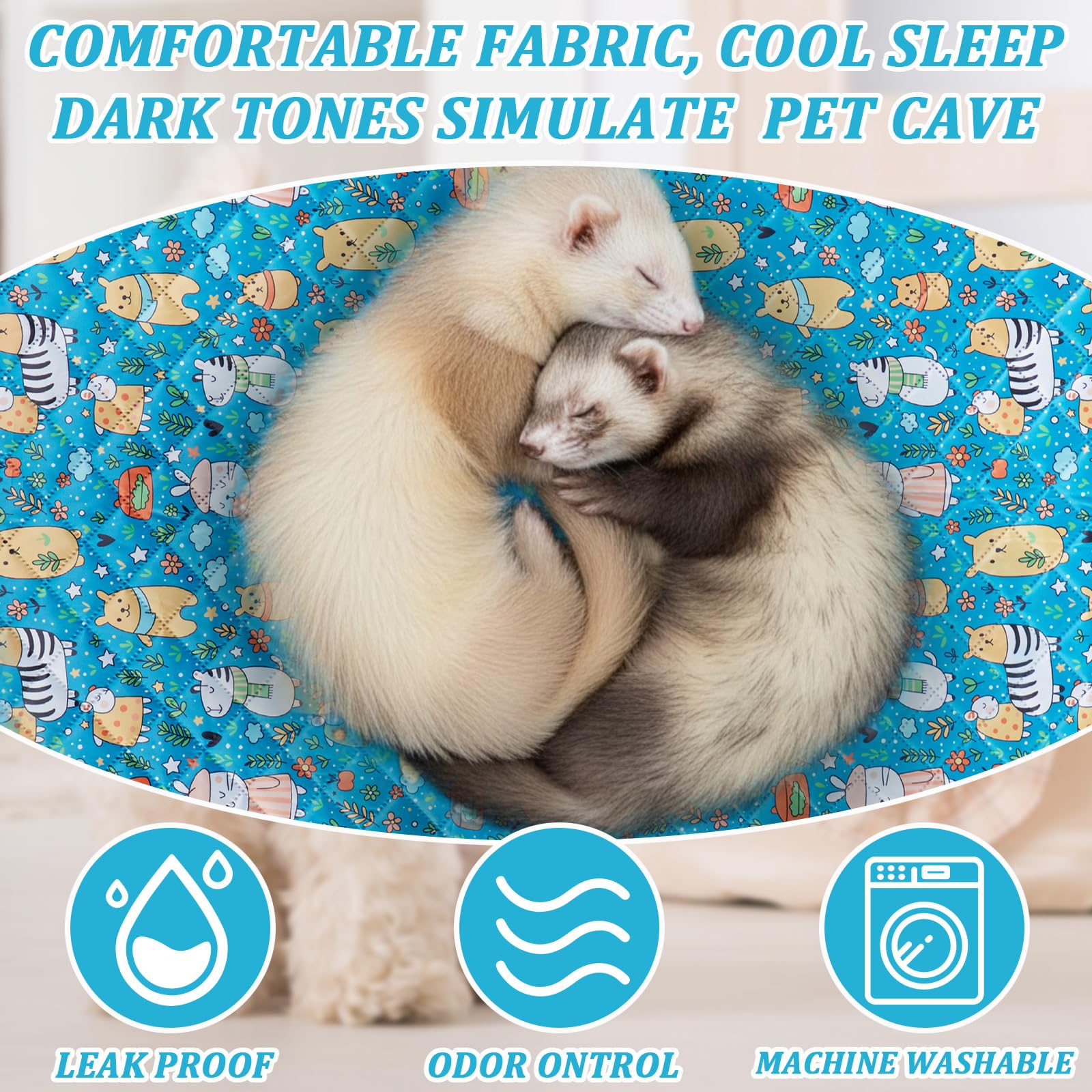 Beeveer-pan-superieur-encoche-ferret: facilite l’installation et le maintien dans la cage