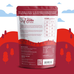 Texture croustillante des chips boeuf Beg & Barker, idéale pour entraînement.