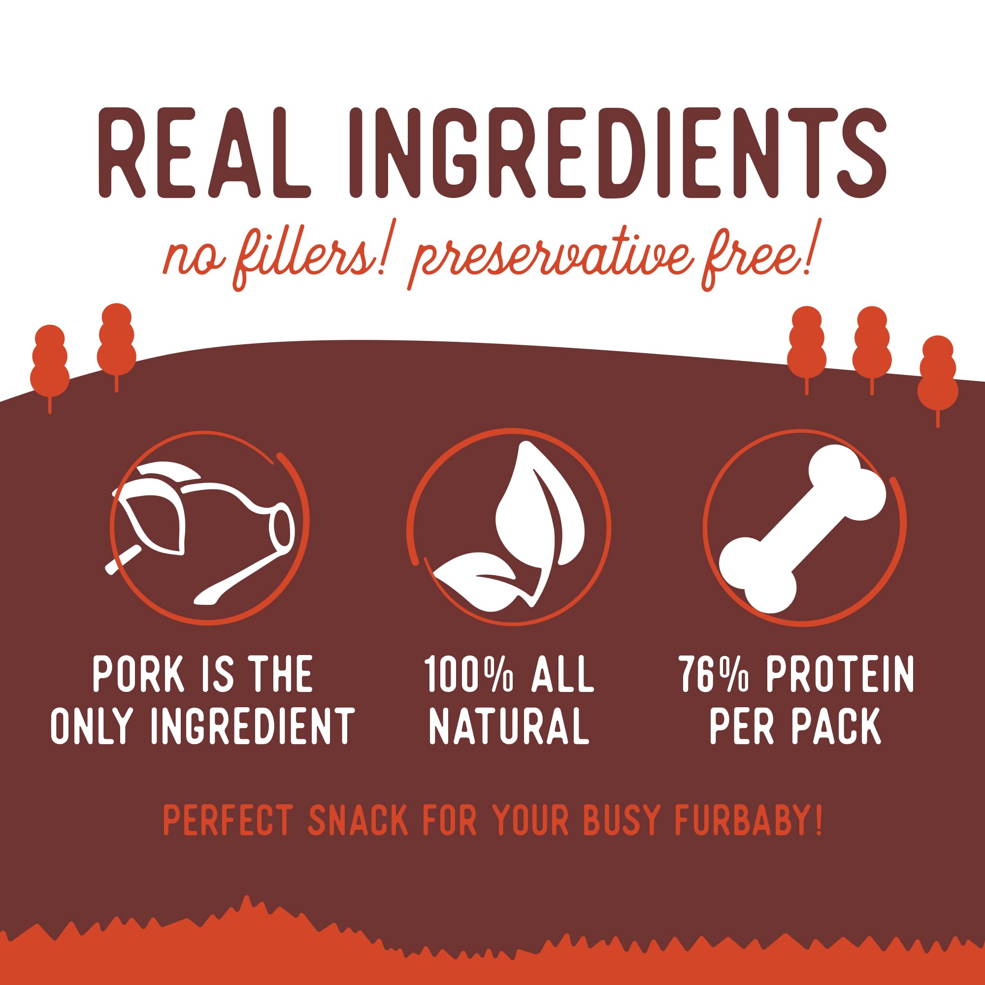 Beg & Barker jerky de porc, digestion potentielle améliorée chez certains chiens.