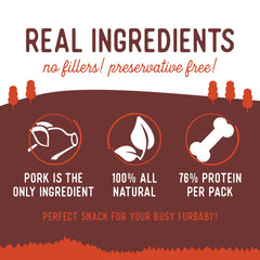 Tranches sèches de jerky Beg & Barker, source naturelle de protéines pour chien actif.