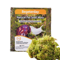 Begeterday mousse naturelle pour escargots, maintient l'humidité de l'enclos